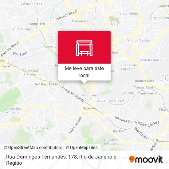 Rua Domingos Fernandes, 178 mapa