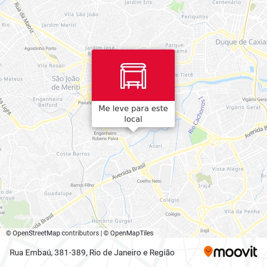 Rua Embaú, 381-389 mapa