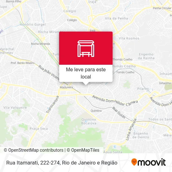 Rua Itamarati, 222-274 mapa