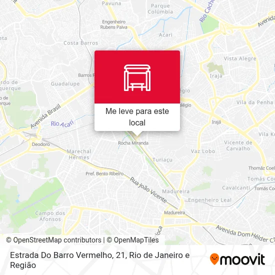 Estrada Do Barro Vermelho, 21 mapa