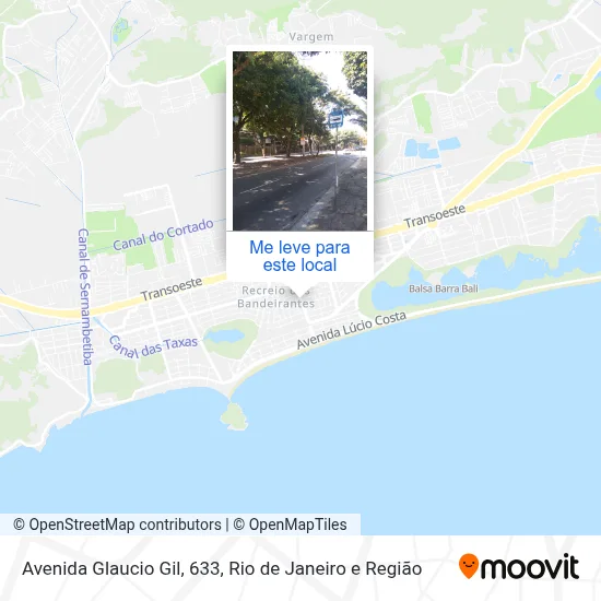 Avenida Glaucio Gil, 633 mapa