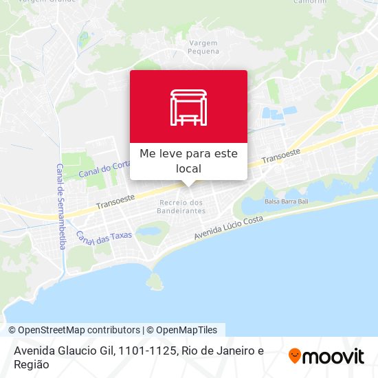Avenida Glaucio Gil, 1101-1125 mapa