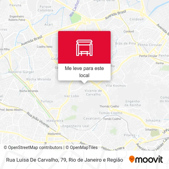 Rua Luísa De Carvalho, 79 mapa