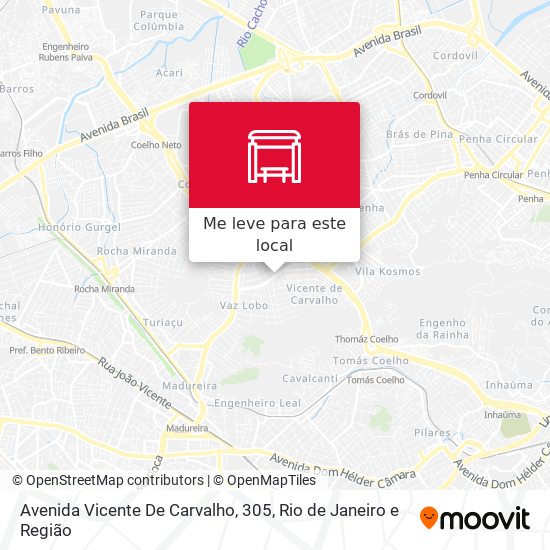 Avenida Vicente De Carvalho, 305 mapa