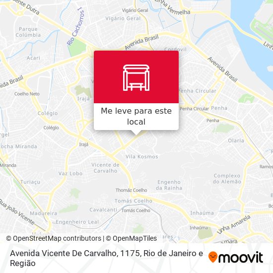Avenida Vicente De Carvalho, 1175 mapa