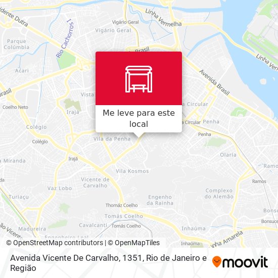Avenida Vicente De Carvalho, 1351 mapa