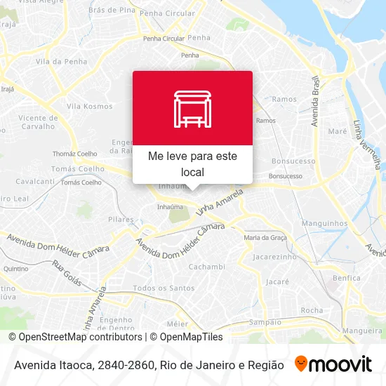 Avenida Itaoca, 2840-2860 mapa