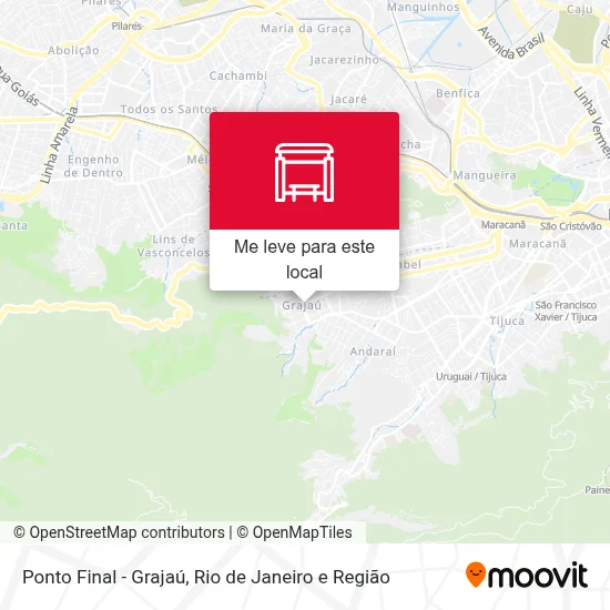 Ponto Final - Grajaú mapa