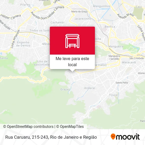Rua Caruaru, 215-243 mapa