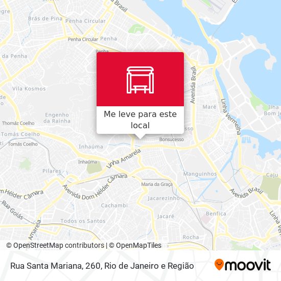 Rua Santa Mariana, 260 mapa