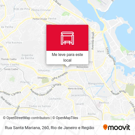 Rua Santa Mariana, 260 mapa