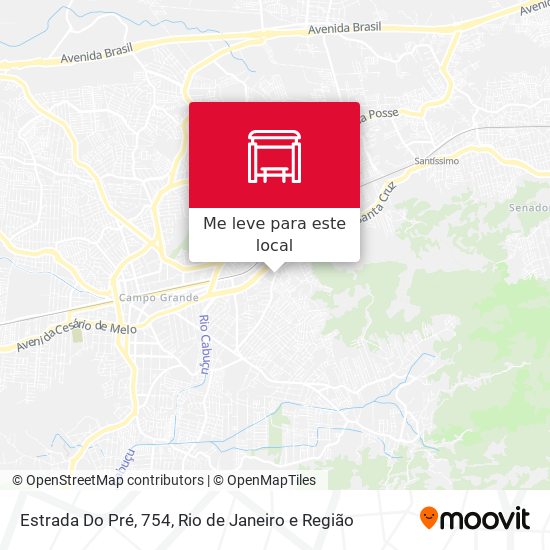 Estrada Do Pré, 754 mapa