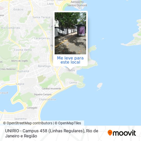 UNIRIO - Campus 458 (Linhas Regulares) mapa