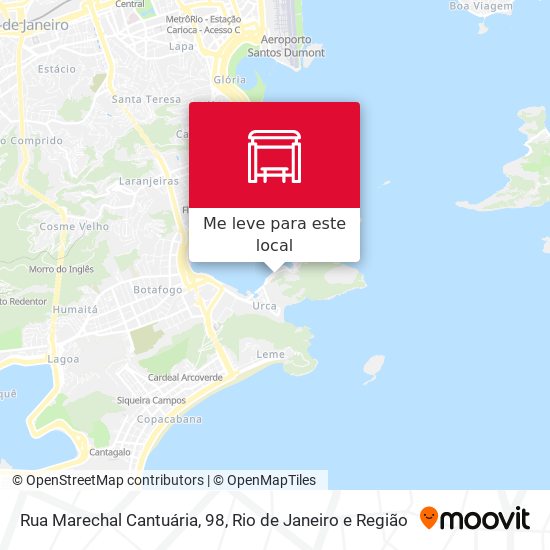 Rua Marechal Cantuária, 98 mapa