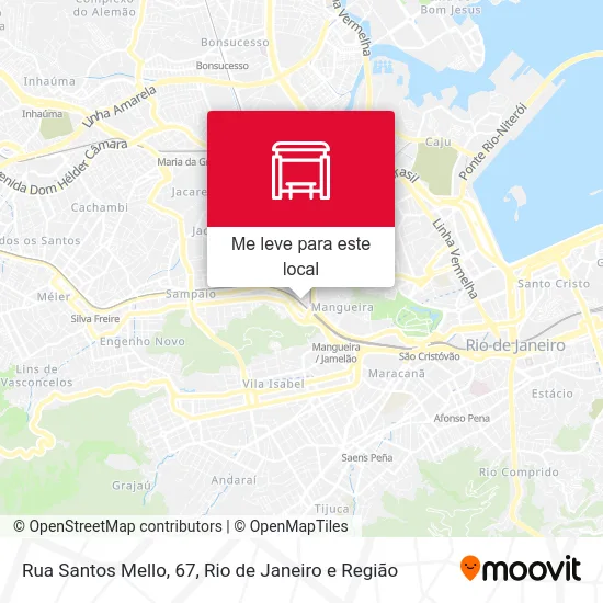 Rua Santos Mello, 67 mapa