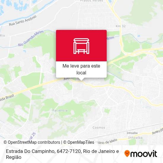 Estrada Do Campinho, 6472-7120 mapa