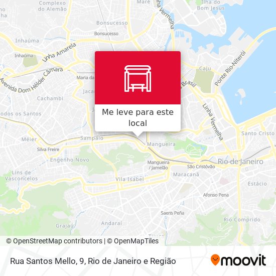 Rua Santos Mello, 9 mapa