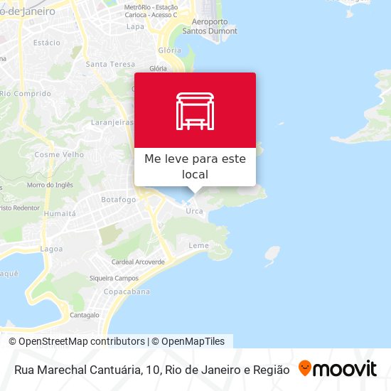 Rua Marechal Cantuária, 10 mapa