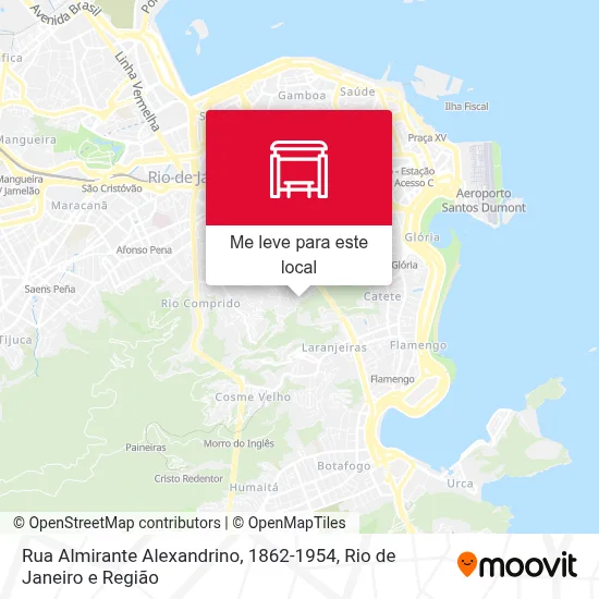 Rua Almirante Alexandrino, 1862-1954 mapa