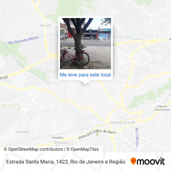 Estrada Santa Maria, 1422 mapa