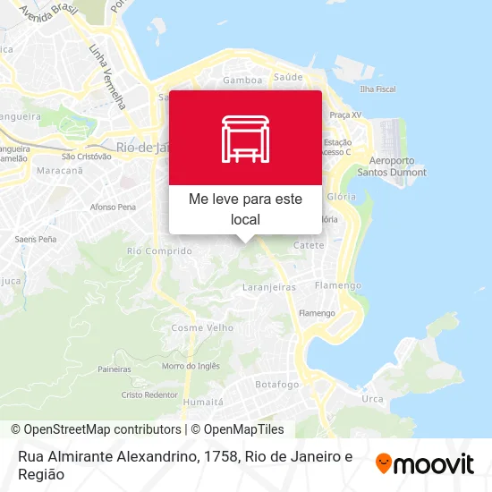 Rua Almirante Alexandrino, 1758 mapa