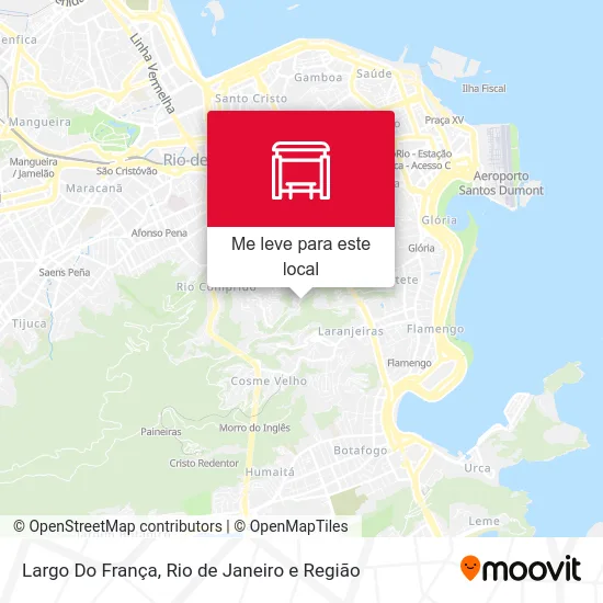 Largo Do França mapa