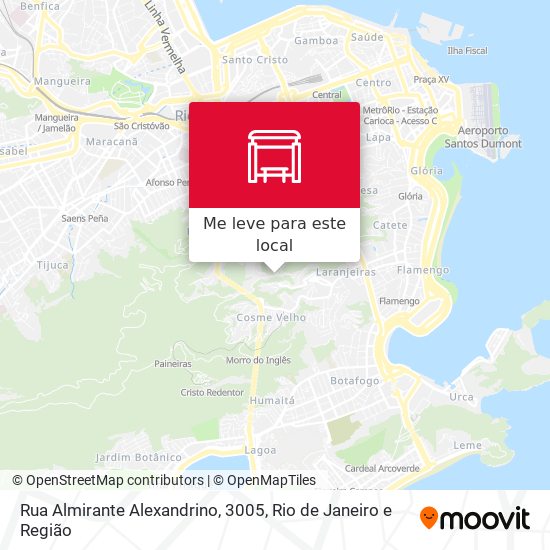 Rua Almirante Alexandrino, 3005 mapa