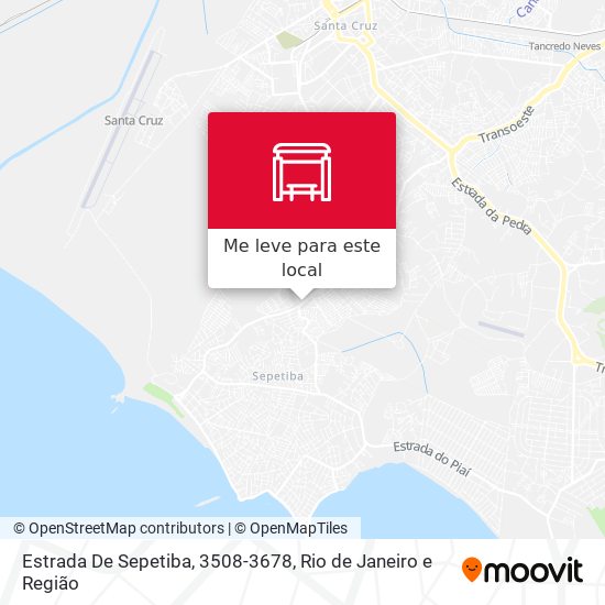Estrada De Sepetiba, 3508-3678 mapa