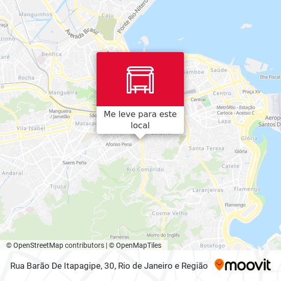 Rua Barão De Itapagipe, 30 mapa