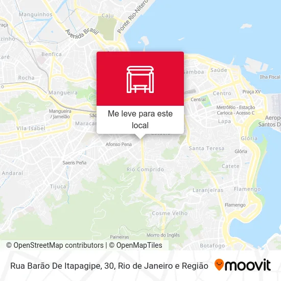 Rua Barão De Itapagipe, 30 mapa