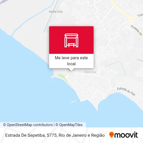Estrada De Sepetiba, 5775 mapa