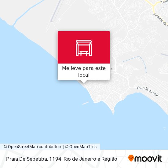 Praia De Sepetiba, 1194 mapa