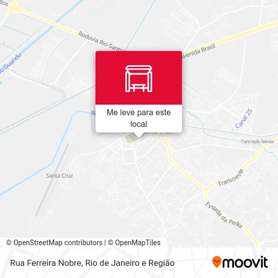 Rua Ferreira Nobre mapa