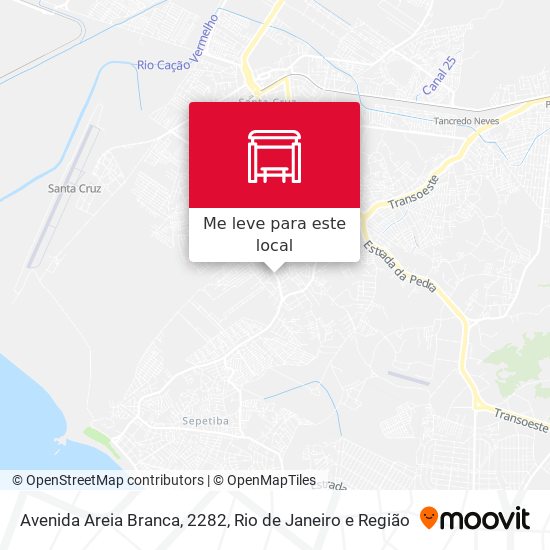 Avenida Areia Branca, 2282 mapa