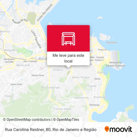 Rua Carolina Reidner, 80 mapa