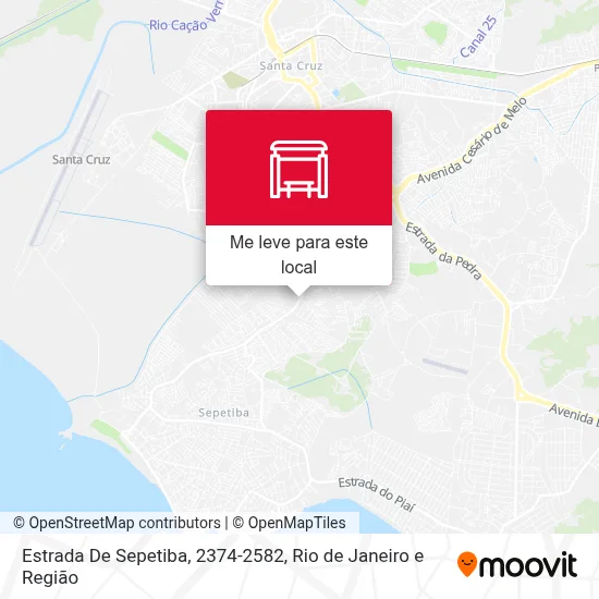 Estrada De Sepetiba, 2374-2582 mapa