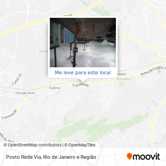 Como chegar até Paciência de Ônibus ou Trem?