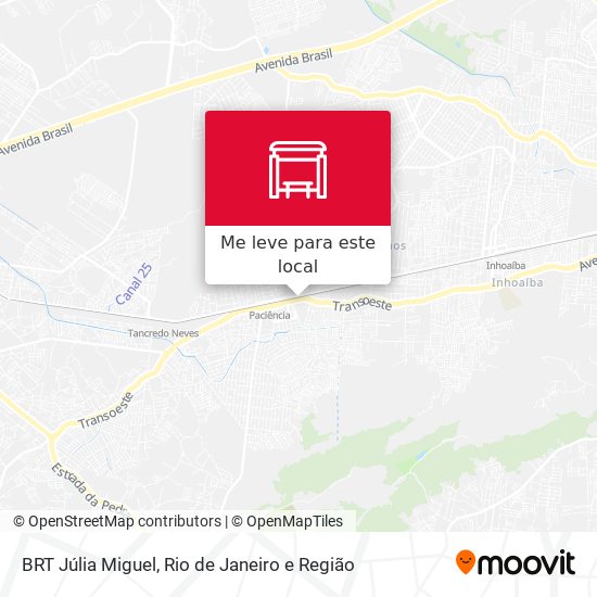BRT Júlia Miguel mapa