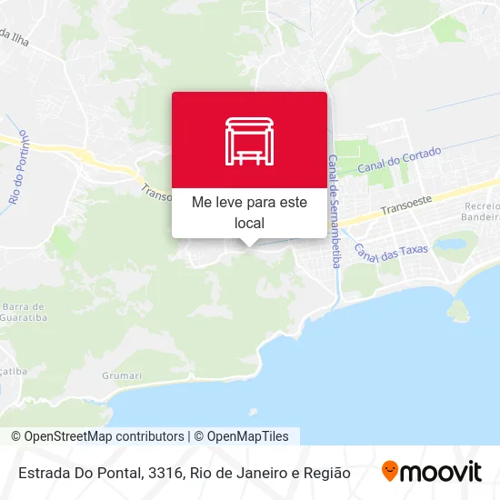 Estrada Do Pontal, 3316 mapa