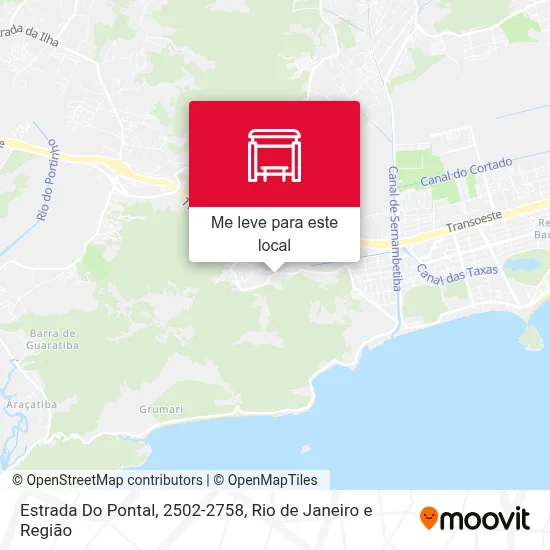 Estrada Do Pontal, 2502-2758 mapa
