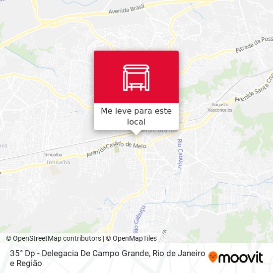 35° Dp - Delegacia De Campo Grande mapa