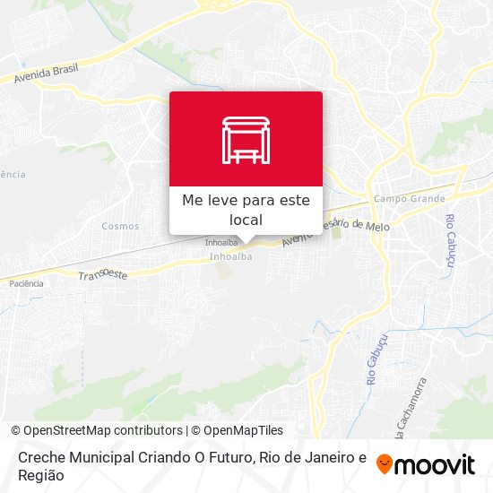 Creche Municipal Criando O Futuro mapa