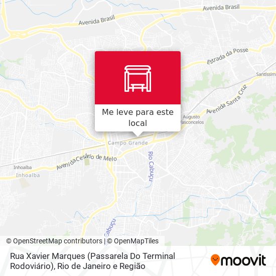 Rua Xavier Marques (Passarela Do Terminal Rodoviário) mapa