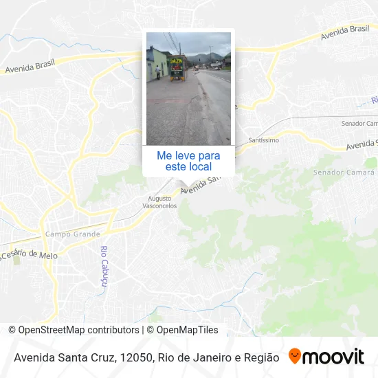 Avenida Santa Cruz, 12050 mapa