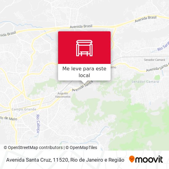 Avenida Santa Cruz, 11520 mapa