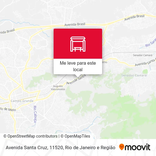 Avenida Santa Cruz, 11520 mapa