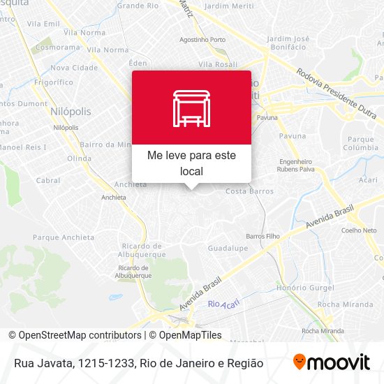 Rua Javata, 1215-1233 mapa