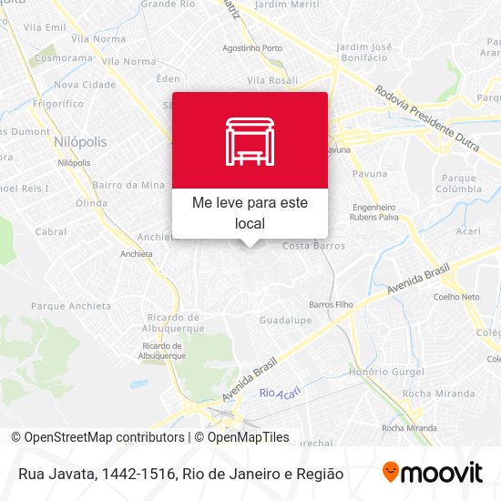 Rua Javata, 1442-1516 mapa