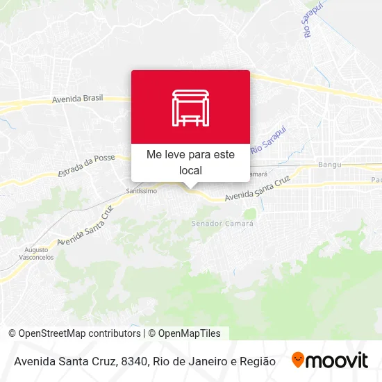 Avenida Santa Cruz, 8340 mapa