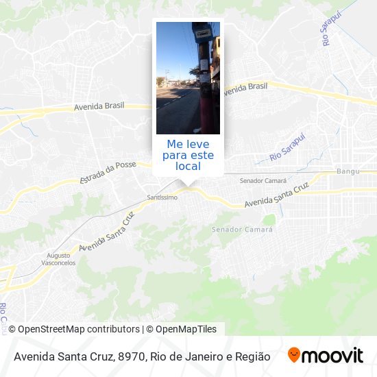 Avenida Santa Cruz, 8970 mapa